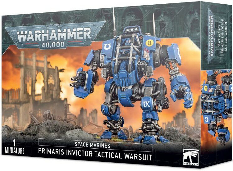 スペースマリーン：プライマリス・インヴィクター・タクティカル・ウォースーツ ウォーハンマー40.000 (Space Marines:Primaris Invictor Tactical Warsuit) (Warhammer 40.000)