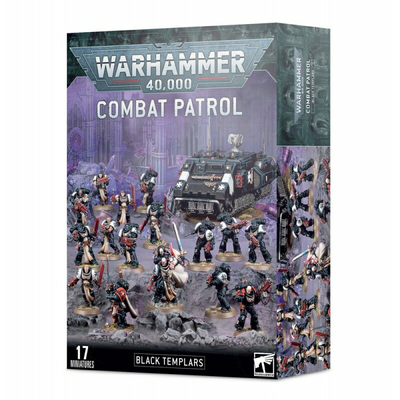 【2022年1月8日発売】【新品】コンバットパトロール：ブラックテンプラー ウォーハンマー40.000 (Combat Patrol: Black Templars) (Warhammer 40.000)【あす楽対応】