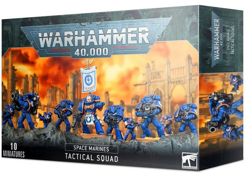 スペースマリーン： タクティカル・スカッド ウォーハンマー40.000 (Space Marines Tactical Squad) (Warhammer 40.000)