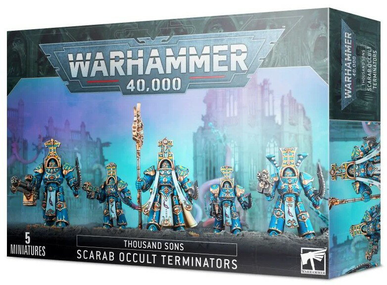 【新品】サウザンド サン：スカラベオカルト ターミネイター ウォーハンマー40.000 (ThousandSons Scarab Occult Terminators) (Warhammer 40.000)【あす楽対応】