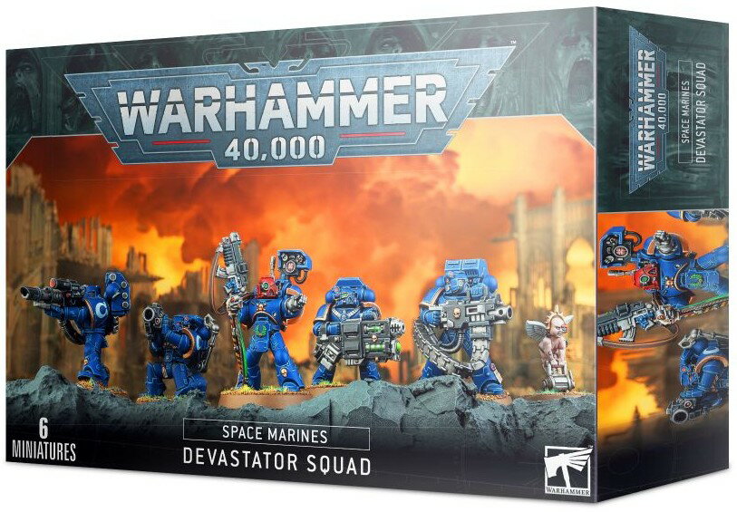 スペースマリーン：デヴァステイター・スカッド  (SPACE MARINES DEVASTATOR SQUAD) (Warhammer 40.000)