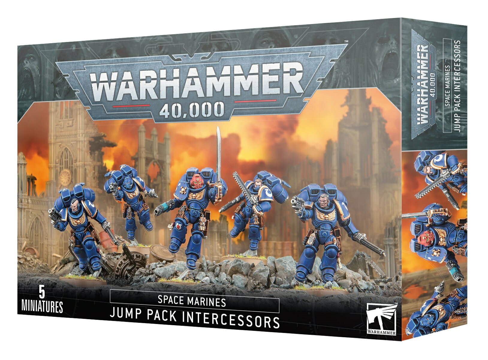 スペースマリーン：ジャンプパック・インターセッサー  (SPACE MARINES: JUMP PACK INTERCESSORS) (Warhammer 40.000)