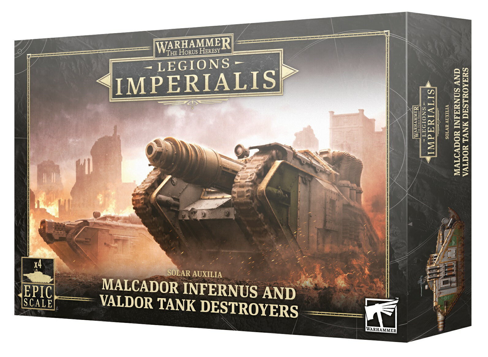 レギオンズ・インペリアリス：マルカドール・インフェルヌス＆ヴァルドール・タンクデストロイヤー  (LEGIONS IMPERIALIS: MALCADOR INFERNUS AND VALDOR TANK DESTROYERS) (Warhammer 40.000)