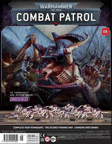 【8号】【2025年10月22日発売】【新品】週刊ウォーハンマー40,000 コンバットパトロール 第8号 (ターマガント&リッパー・スウォーム) Part.2...