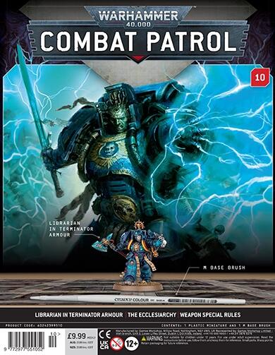 【10号】【2025年11月05日発売】【新品】週刊ウォーハンマー40,000 コンバットパトロール 第10号 (ライブラリアンTA装備・MBブラシ) [Com...