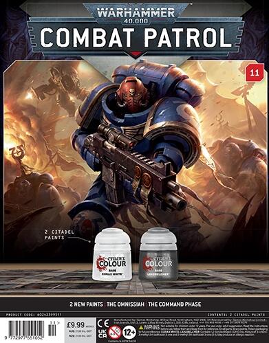 【11号】【2025年11月12日発売】【新品】週刊ウォーハンマー40,000 コンバットパトロール 第11号 (ベースカラー2本) [Combat Patro...