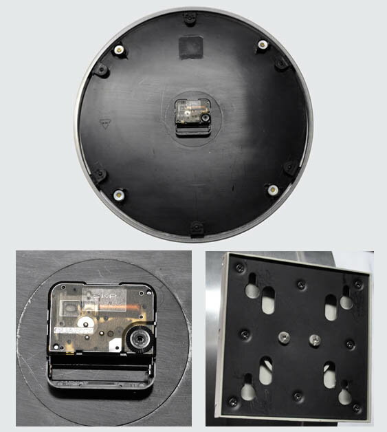 壁掛け時計 掛け時計 ダルトン DULTON コンパクト 時計 とけい 丸時計 お洒落 かっこいい 横向き掛け時計 おしゃれ ダルトン 時計★ダブルフェイス ウォールクロック (シルバー/ブラック/アイボリー)【02P03Dec16】 [3]