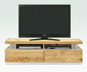 【シンプルで高級感あふれるデザイン】 テレビ台 ローボード テレビボード 幅150 完成品 北欧 【無垢 ホワイトオーク】 引き出し 収納 おしゃれ ★ブロッサ150TVボード(ナチュラル)【送料無料】【02P03Dec16】(3)