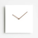 楽天キッチン＆インテリア MarcleMinimal Style Wall Clock ミニマルスタイル 壁掛け時計 デザイナーズ 北欧 シンプル スクエア型 四角 白 ホワイト ナチュラル モダン おしゃれ かわいい 静音 音がしない 大きい 壁掛時計 棚 リビング 寝室 カフェ インテリア雑貨 誕生日 新築祝い 女性 プレゼント ギフト