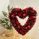 NX}X[X i`fR[V[X(n[g^) 35cm i` փhA  CeA Ǌ| Mtg v[g Christmas Natural Decoration Wreath Heart DA38959