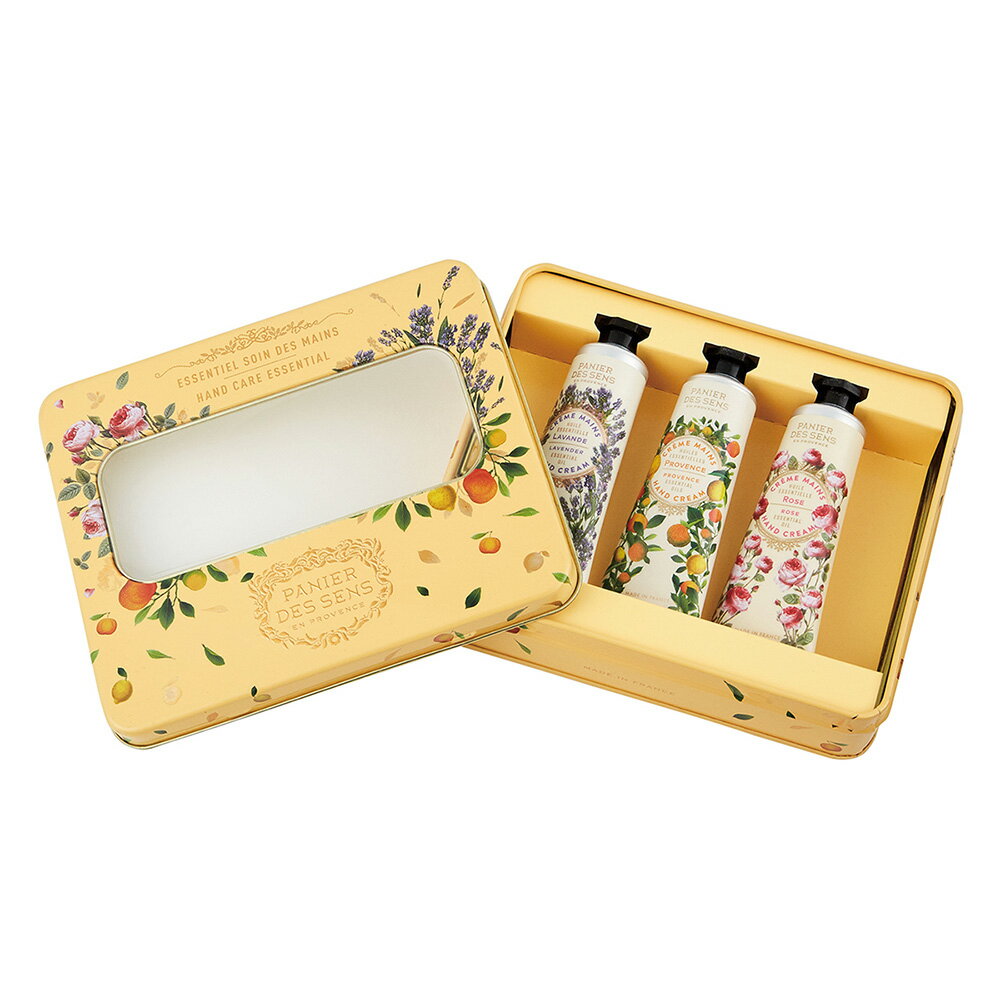 エッセンシャルズ ハンドクリーム 3種ギフトセット Panier des Sens パニエデサンス