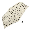 お買い物マラソンP3倍 ビコーズ【雨傘】折りたたみ傘 コンパクトポーチ ドット ミニ ホワイト UVカット 紫外線遮蔽率80% 傘 おしゃれ ブランド おすすめ 折り畳み傘 折傘 BE-01074 because(4)