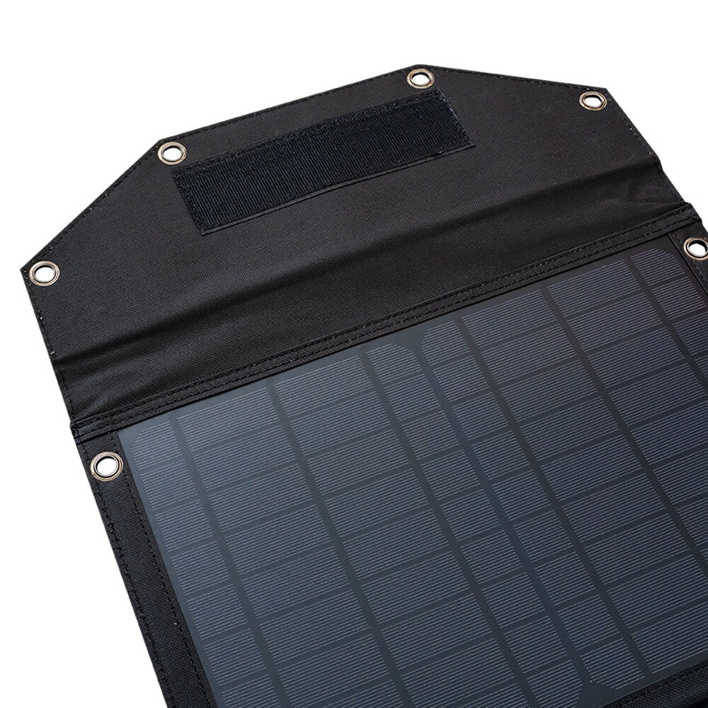 折りたたみソーラーパネル【50W】ケーブル コネクタセット付 単結晶シリコン太陽電池使用 コンパクト 持ち運び