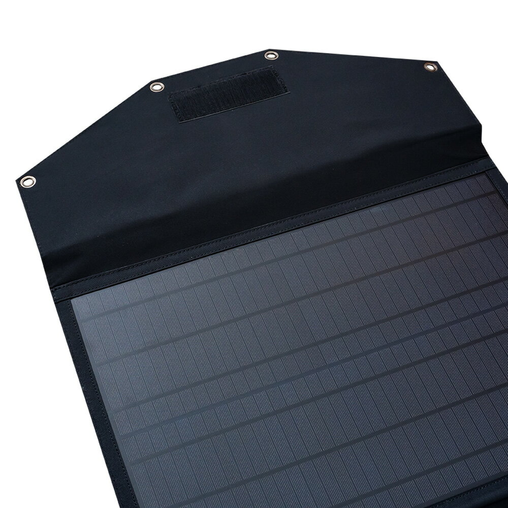折りたたみソーラーパネル【100W】ケーブル コネクタセット付 単結晶シリコン太陽電池使用 コンパクト 持ち運び
