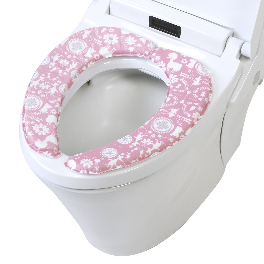 ムーミン さらふわ便座クッション フォーク トイレ用品 MOOMIN