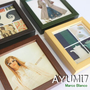35×35cm角サイズ 正方形額縁【歩7 AYUMI 5767】++ 濃い目の色合いでカントリー ++ NEWアクリル入り4色(グリーン・ブラウン・ブラック・木地)