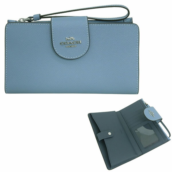 Rakuten - コーチ COACH 長財布 アウトレット フォーン ウォレット XGRN PHONE WALLET CS441SVPUB ブルー