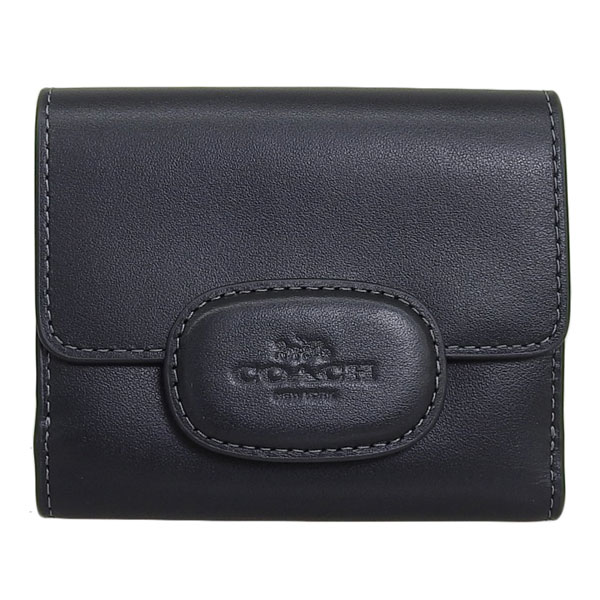 コーチ COACH 二つ折り財布 折り畳み コンパクト アウトレット ブラック エライザ スモールウォレット ELIZA SM WLT LTH CC CT985 QBBK COACH