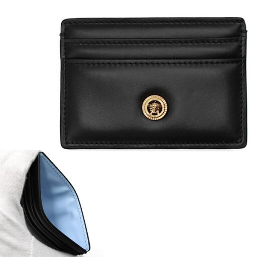 ヴェルサーチ VERSACE カードケース DPN2467-1A13018-1B00V ブラック カードホルダー メンズ レディース ユニセックス ヴェルサーチ VERSACE カードケース DPN2467-1A13018-1B00V ブラック カードホルダー メンズ レディース ユニセックス