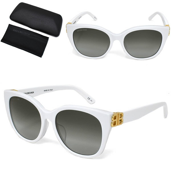 Rakuten - バレンシアガ サングラス BALENCIAGA BB0103SA-006 サングラス アジアンフィット メンズ レディース ユニセックス ホワイト グレーグラデーション