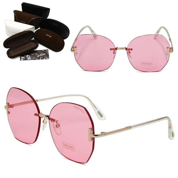 トムフォード サングラス TOM FORD FT0810-K/S 28Z 62 TF0810 ゴールド ピンク サングラス アジアンフィット レディース