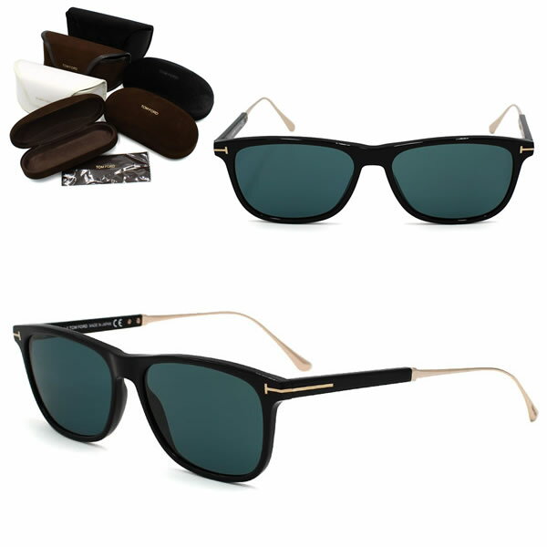 Rakuten - トムフォード サングラス TOM FORD FT0813/S 01V 55 TF0813 ブラック ブルー サングラス グローバルフィット メンズ レディース ユニセックス