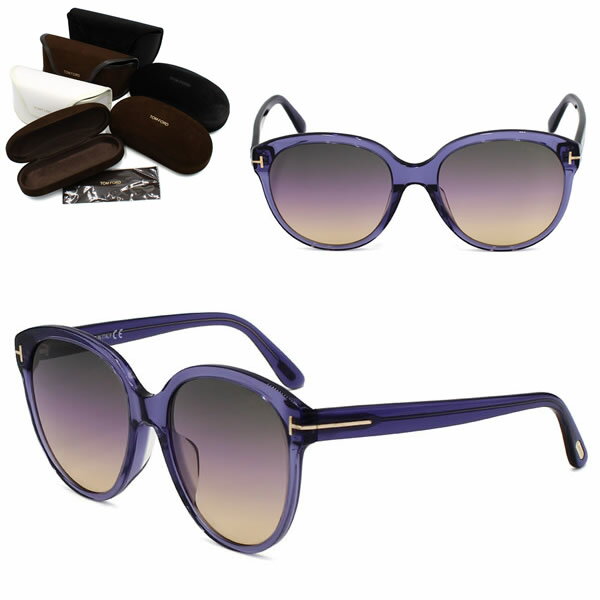 Rakuten - トムフォード サングラス TOM FORD FT0957-D/S 83B 58 TF0957 パープル クリア グレーグラデーション アジアンフィット ユニセックス