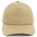 SAINT LAURENT サンローラン キャップ 778063 ベージュ ユニセックス