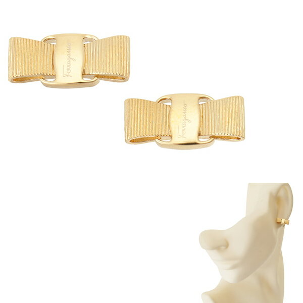 フェラガモ FERRAGAMO ピアス 998984 760546 001 ヴァラ リボン スタッド ゴールド レディース アクセサリー VARA BOW EARRING