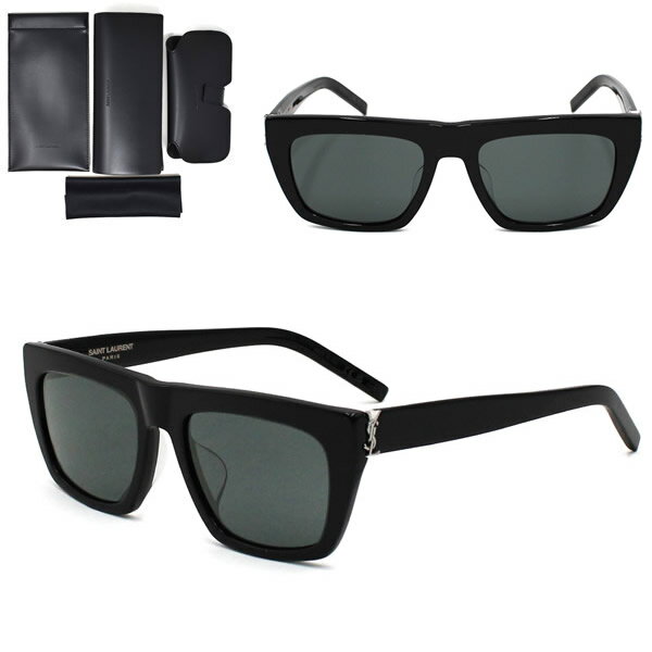 Rakuten - サンローラン サングラス SAINT LAURENT SL M131/F-001 サングラス アジアンフィット メンズ レディース ユニセックス SLM131F-001 ブラック