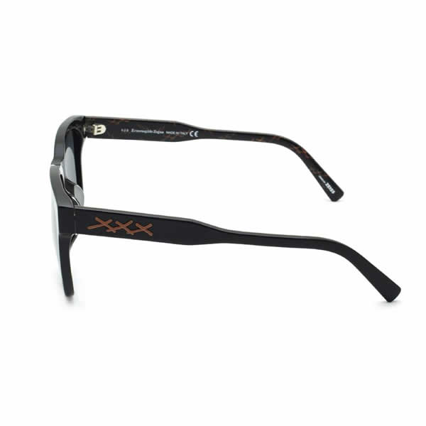 ゼニア サングラス ZEGNA EZ0147-D/S 01A 57 Ermenegildo Zegna エルメネジルド・ゼニア サングラス UVカット ブラック グレー ユニセックス