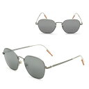 ゼニア サングラス ZEGNA EZ0174/S 08A 53 Ermenegildo Zegna エルメネジルド・ゼニア サングラス ノーズパッド UVカット ガンメタル スモークグレー(4)