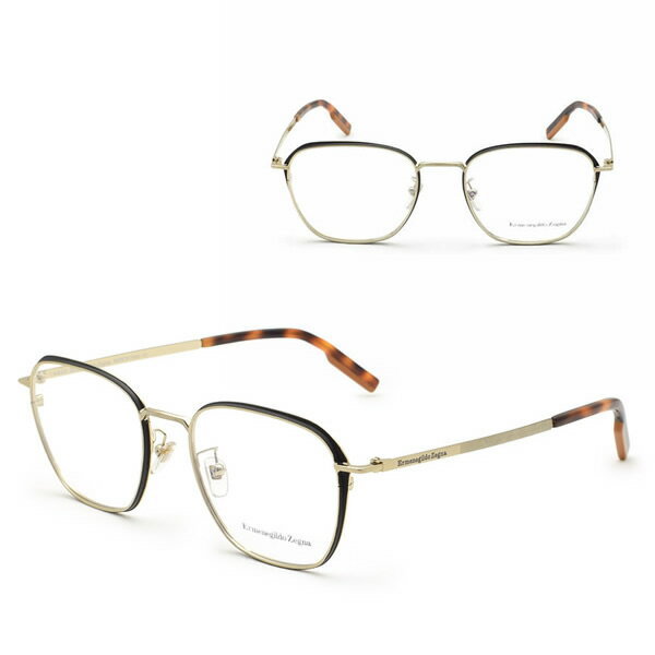 乐天商城 - ゼニア フレームのみ ZEGNA EZ5210-D/V 030 52 Ermenegildo Zegna エルメネジルド・ゼニア メガネ 眼鏡 アジアンフィット ゴールド マットブラック