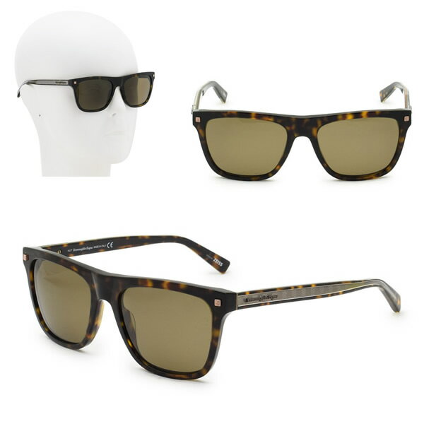 Rakuten - ゼニア サングラス ZEGNA EZ0094/S 52M 54 Ermenegildo Zegna エルメネジルド・ゼニア ハバナ ブラウン グローバルモデル UVカット 偏光レンズ