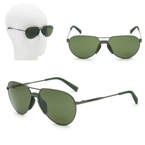 Rakuten - ゼニア サングラス ZEGNA EZ0096/S 08N 59 Ermenegildo Zegna エルメネジルド・ゼニア ガンメタル スモーキーグリーン ノーズパッド UVカット