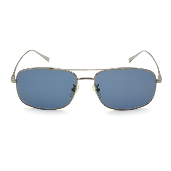 marcoplusのゼニア サングラス ZEGNA EZ0109-D/S 12V 60 Ermenegildo Zegna エルメネジルド・ゼニア サングラス ノーズパッド UVカット ガンメタル ブルー｜アングル2