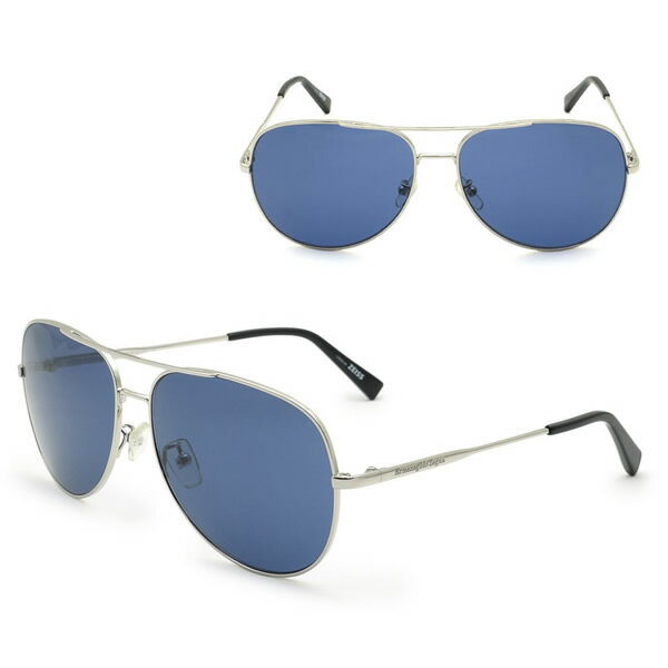 Rakuten - ゼニア サングラス ZEGNA EZ0110-D/S 16V 62 Ermenegildo Zegna エルメネジルド・ゼニア サングラス ノーズパッド UVカット シルバー ブルー