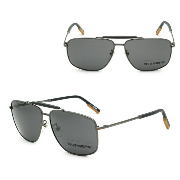 Rakuten - ゼニア サングラス ZEGNA EZ0160-D/S 08A 62 Ermenegildo Zegna エルメネジルド・ゼニア ノーズパッド UVカット メンズ ガンメタル グレー