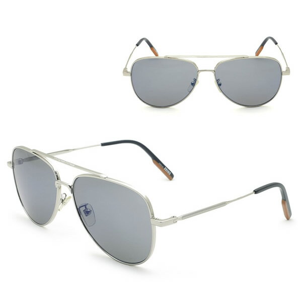 Rakuten - ゼニア サングラス ZEGNA EZ0121-D/S 16X 62 Ermenegildo Zegna エルメネジルド・ゼニア ノーズパッド UVカット シルバー グレー ユニセックス