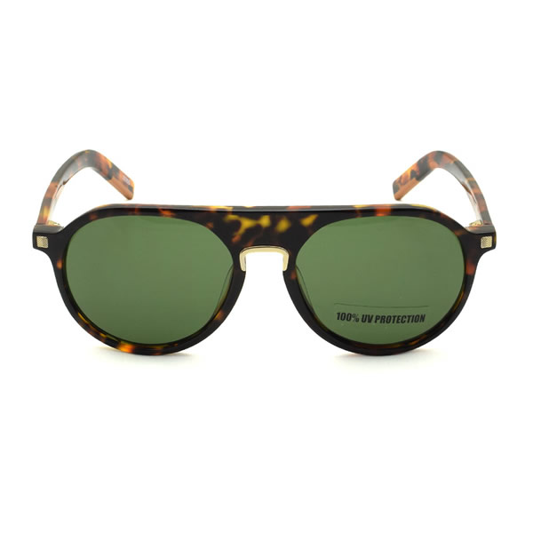 ゼニア サングラス ZEGNA EZ0123/S 56N 55 Ermenegildo Zegna エルメネジルド・ゼニア UVカット ハバナ グリーン ユニセックス 2