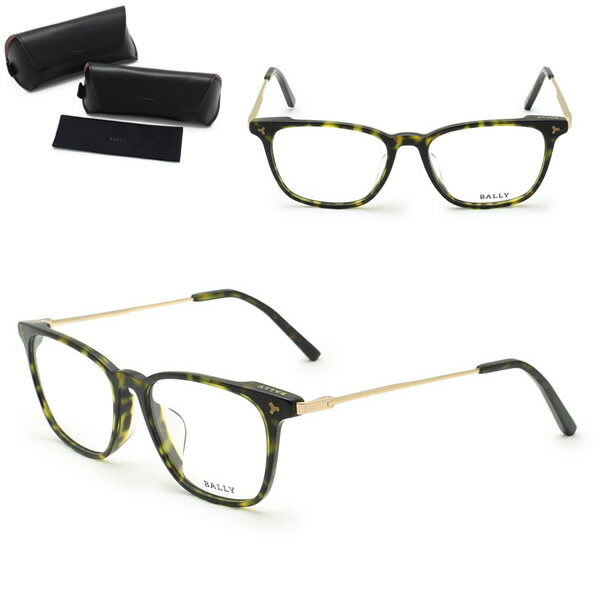 【訳あり】 バリー フレーム BALLY BY5006-D/V 052 52 メガネ 眼鏡 フレーム のみ アジアンフィット ハバナ ローズゴールド