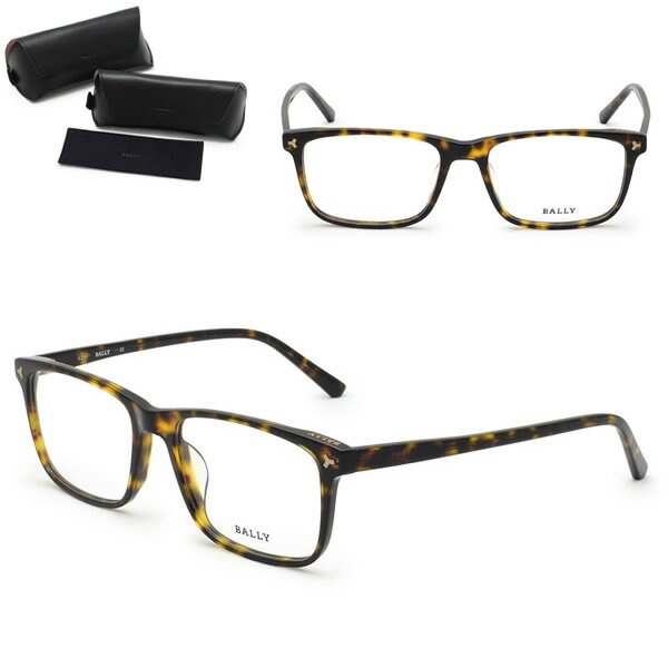 【訳あり】 バリー フレーム BALLY BY5023-H/V 052 54 メガネ 眼鏡 フレームのみ アジアンフィット ハバナ