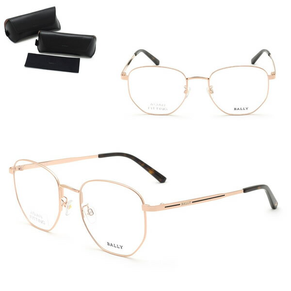 BALLY バリー BY5052-D/V 028 53 フレーム メガネ 眼鏡 フレームのみ ローズゴールド ノーズパッド メンズ レディース