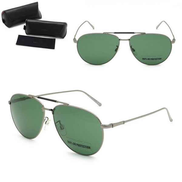 Rakuten - バリー サングラス BALLY BY0038-D/S 08N 62 サングラス ノーズパッド UVカット メンズ ガンメタル グリーン