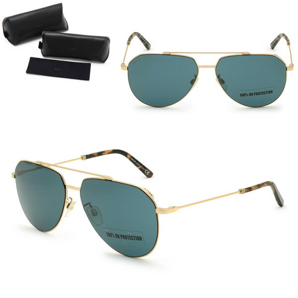 Rakuten - バリー サングラス BALLY BY0007-H/S 28N 62 サングラス ノーズパッド UVカット メンズ ゴールド ブルーグリーン