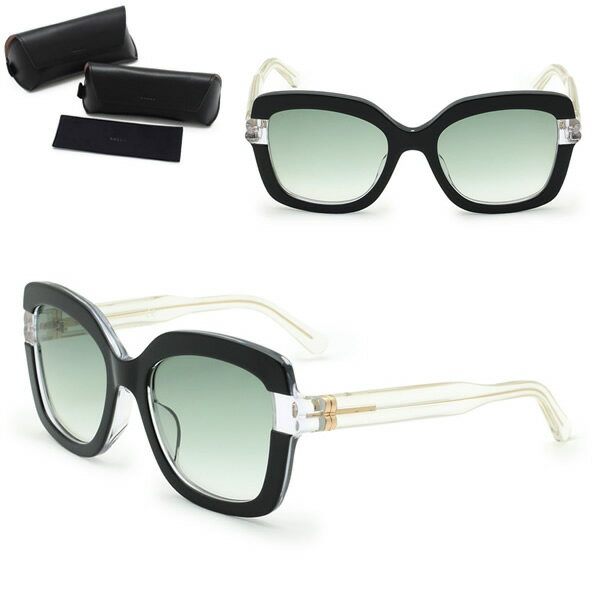 Rakuten - バリー サングラス BALLY BY0020-H/S 03B 55 サングラス アジアンフィット UVカット レディース ブラック クリア グリーングラデーション