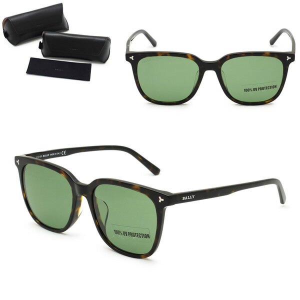 Rakuten - バリー サングラス BALLY BY0064-D/S 52N 56 サングラス アジアンフィット UVカット メンズ ハバナ グリーン
