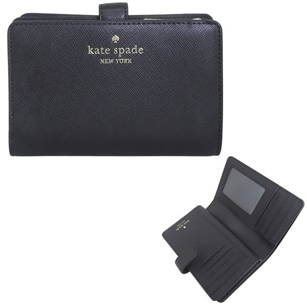 Rakuten - ケイトスペード kate spade 二つ折り財布 折り畳み 折財布 コンパクト アウトレット ブラック WALLETS MED COMBIFLD KN752 001