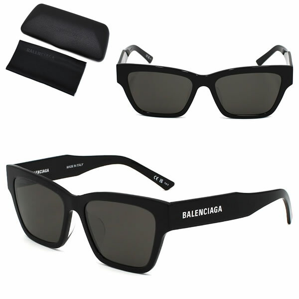 Rakuten - バレンシアガ サングラス BALENCIAGA BB0307SA-001 サングラス アジアンフィット メンズ レディース ユニセックス ブラック グレー