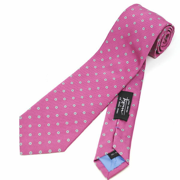 NICKY ニッキー NEON I 10 ネクタイ シルク メンズ ピンク